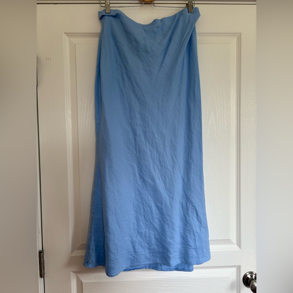 Anthropologie Sky Blue Maxi Skirt